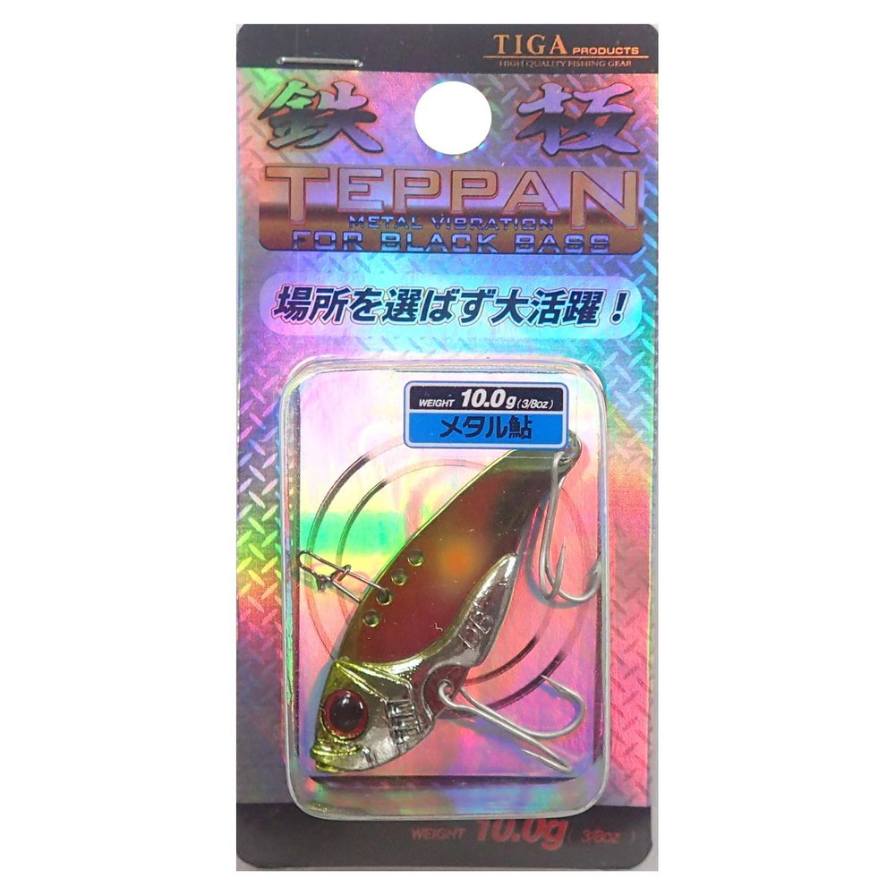 Shares SOLFIESTA TEPPAN Vibe Lure, 0.4 oz (10 g), Metal Sweetfish