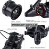 Sougayilang Spinning Fishing Reel 12+1BB Metal Body Smooth Carp Spinning Reels for Saltwater Freshwater Fishing-BE9000 view 4