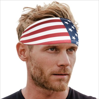 Mens Athletic Headbands - Sweat Bands for Working Out, Cycling, Football, and Sports Performance