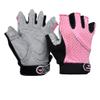 Kmgjc Breathable Silicone Non-Slip Sports Gloves Weightlifting Gloves Men and Women Fitness Gloves Equipment Strength (Color : Pink, Size : L 20-23CM) view 1