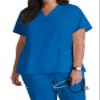 BARCO Grey's Anatomy Signature Women's GNT019 Astra V-Neck Top -New Royal -Small view 1