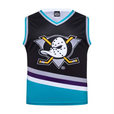 Calhoun NHL Mens Hockey Tank - Alternate Logos (Anaheim Ducks-Alternate, Large)