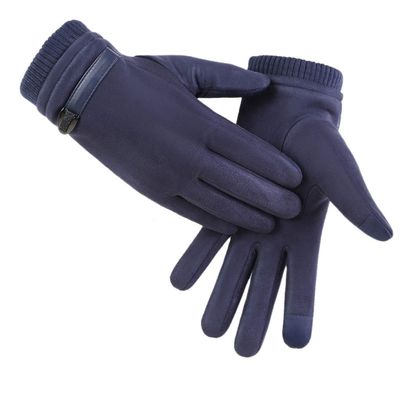 Kmgjc Cycling Gloves -Touchscreen Anti-Slip Running Gloves Outdoor Waterproof Winter Warm Cycling Gloves for Men Women, Suitable for Cycling/Running (Color : D, Size : L)