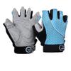 Kmgjc Breathable Silicone Non-Slip Sports Gloves Weightlifting Gloves Men and Women Fitness Gloves Equipment Strength (Color : Blue, Size : M 18-20CM) view 1