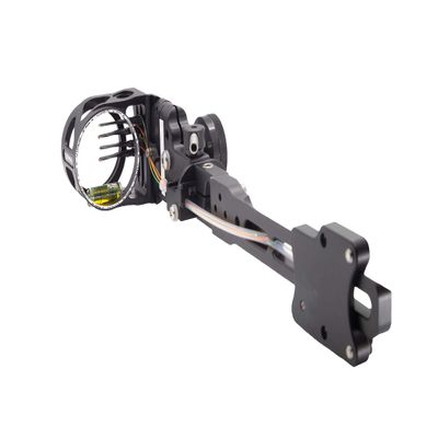 VIPER Archery Venom Drive SD Dovetail Compound Bow Sight, Made in USA, Durable Machined Aluminum, 4-Pin, Toolless Elevation Rapidset Knob, Microtune Windage, 2nd & 3rd Axis Adjustments, 0.015 Pin