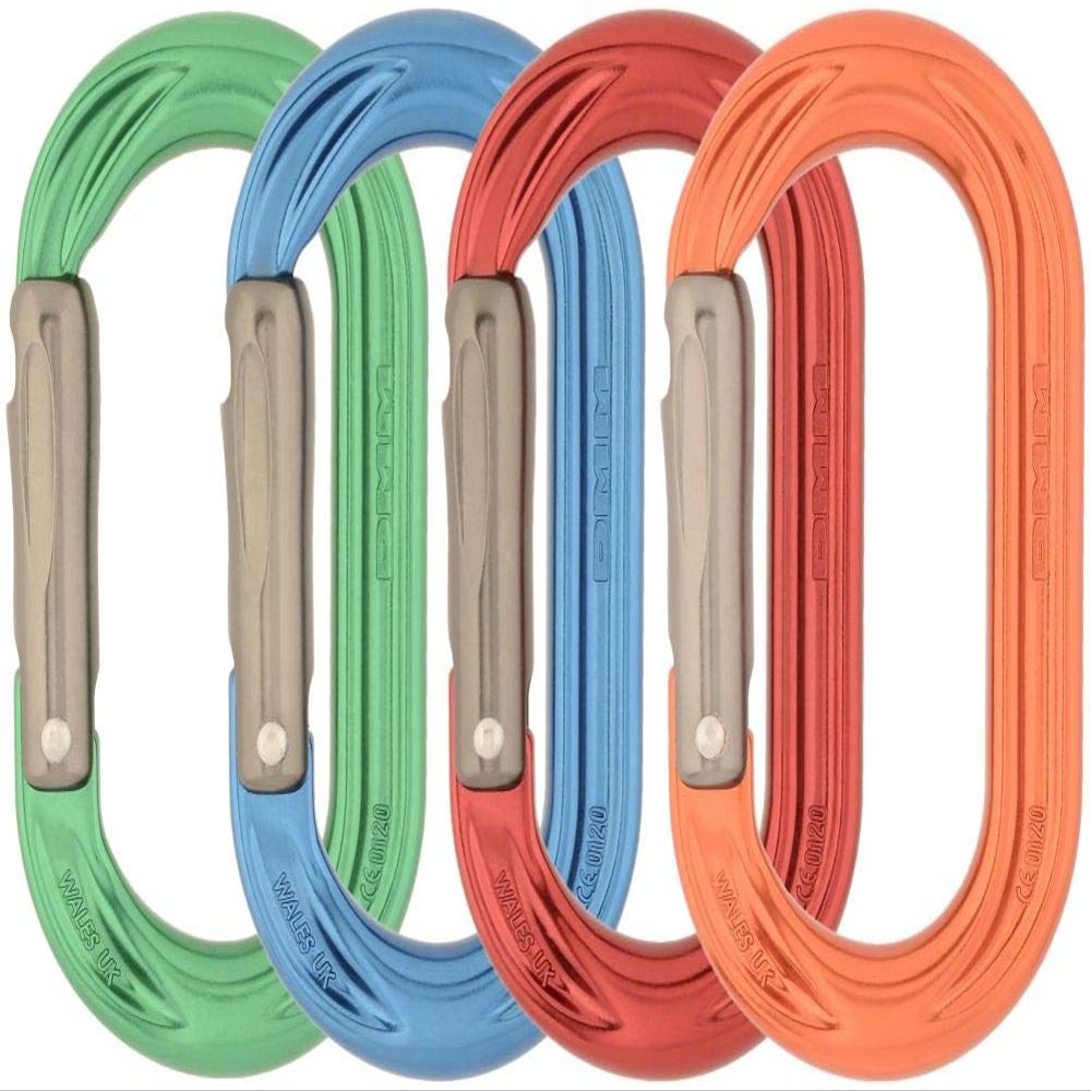 DMM Perfecto Straight Gate Carabiner - 4 Color Pack