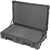 SKB Cases 3R3821-7B-CW 3R-Series 3821-7 Roto Molded Utility Case with Cubed Foam and Wheels, LLDPE Polyethylene Impact Resistant, Stainless Steel Latches and Hinges, Interior 38.50" x 21.25" x 7.05" view 3