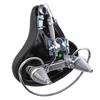 Alta Bicycle Beach Cruiser Extra Padded Saddle/Seat Vinyl with Web Spring (Black) view 2