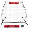 PowerNet Rebounder Training Net for Soccer, Baseball, Softball & Lacrosse, Angled Multi-Sport Rebounder, Portable Dual-Side Bounce Back Soccer Net view 1