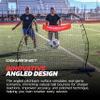 PowerNet Rebounder Training Net for Soccer, Baseball, Softball & Lacrosse, Angled Multi-Sport Rebounder, Portable Dual-Side Bounce Back Soccer Net view 4