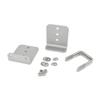 (2) 6" Aluminum L-Type Boat Trailer Bunk Bracket Kit with Stainless Steel Mounting Hardware for 3x3 Boat Trailer Crossmembers view 1