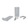 (2) 10" Aluminum L-Type Boat Trailer Bunk Bracket Kit with Stainless Steel Mounting Hardware  view 1