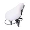 Alta Bicycle Beach Cruiser Extra Padded Saddle/Seat Vinyl with Web Spring (White) view 1