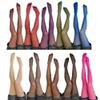 Baost Women Semi Opaque Sexy Sheer Velvet Tights Stockings Control Top Long Compression Mesh Pantyhose Stocking Full Closed Reinforced Toe Leggings for Daily Party Purple view 2