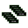 Speed Demon Hot Rod Shop Ammo Can Labels 12 GA Ammunition Decals for 12 Gauge Shell Ammo - 10 Pack Adhesive Vinyl 3"x1.15" view 1