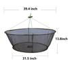 LikeFish Foldable Fishing Net Hand Casting Cage Crab Net for Minnows, Crab, Lobsters, Fishes (Big-Dia 39.4"/31.5") view 2