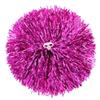 Suoirblss 2PCS Cheerleading Plastic Ring Pom Poms Sports Party Accessories for Football Basketball Cheers (Rose red, Large) view 1