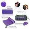 4Monster Microfiber Towel, Travel Towel, Camping Towel, Fast Drying, Soft Light Weight, Suitable for Gym, Beach, Swimming, Backpacking and More (Purple, Medium (24 x 48 inches)) view 4