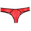 Jaxu 6-Pack Men's Striped Mesh Bikini Briefs Male Bordered Bikini Underwear Jailhouse Thong Boxer Brief Nightwear M view 2