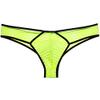 Jaxu 6-Pack Men's Striped Mesh Bikini Briefs Male Bordered Bikini Underwear Jailhouse Thong Boxer Brief Nightwear M view 4
