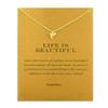 Baydurcan Hummingbird Necklace Hummingbird Gifts for Women Pendant Necklace with Message Card (hummingbird) view 1