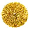 Suoirblss 2PCS Cheerleading Plastic Ring Pom Poms Sports Party Accessories for Football Basketball Cheers (Gold, Large) view 1