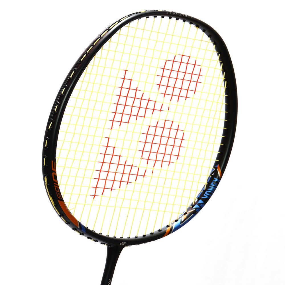 YONEX Badminton Racket Nanoray Series 2018 with Full Cover Professional Graphite Carbon Shaft Light Weight Competition Racquet High Tension Fast Speed Performance (NR18I-Black, Pack of 1)