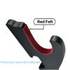 Eforlife 2/Set Sword Hook Wall Mount Samurai Sword Hanger Display Holder Adjustable for Katana Wakizashi Tanto Genji Sword Weapon Rack Dagger Mount(1 Tier Padded) view 2