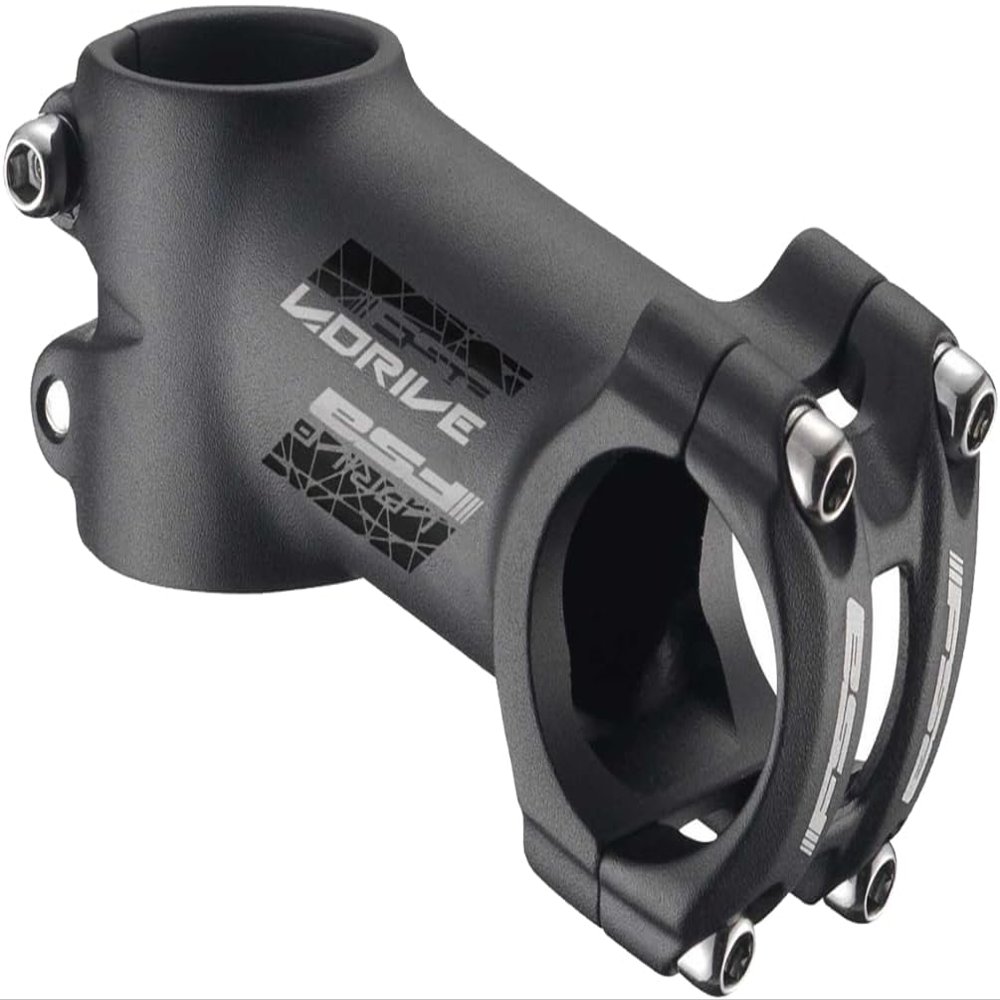 Full Speed Ahead - V-Drive Series Alloy Bicycle Stem with +/- 17 Degree Rise | for Mountain Bike | 31.8X +/- 17 x 80 mm