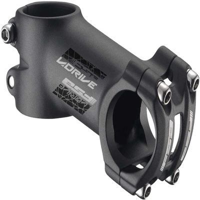 Full Speed Ahead V-Drive Alloy Stem (+/-17 ) 70mm, 3D Forged & CNC Machined AL6061/T6, Cold-Forged 4-Bolt Faceplate, Chromoly Hardware, Stylish Anodized Black Finish, 31.8mm Clamp, Lightweight 122g, P