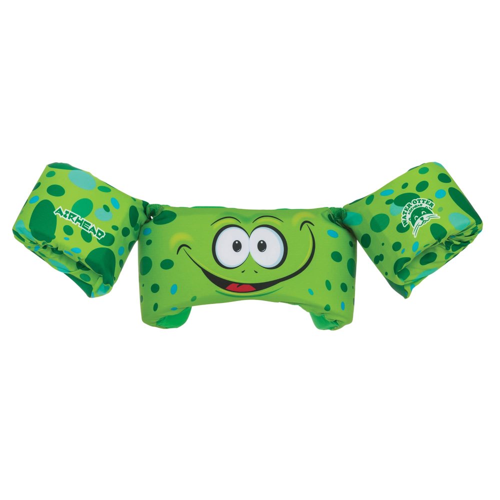 Airhead Water Otter Child Life Vest and Swim Aid, Frog, Premium