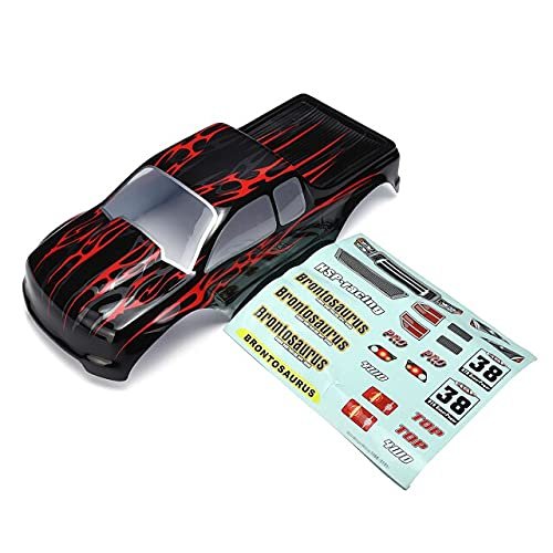 ShineBear RC Car Shell PVC Imported Pigment Replaceable with Sticker DIY for 94111 94111PRO 94111TOP 94188 94108 Solid Structure Cool - (Color: 88050)