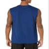 Amazon Essentials Men's Gym Tank Tops, Moisture-Wicking Dry Fit Breathable Muscle Shirts, Pack of 2, Navy/White, Medium view 3
