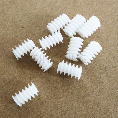 ShineBear 100pcs White Right Hand Plastic 610 (2A) Motor Worm Turbine 0.5 Module Reduction Gears DIY Model Parts