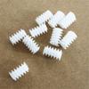ShineBear 100pcs White Right Hand Plastic 610 (2A) Motor Worm Turbine 0.5 Module Reduction Gears DIY Model Parts view 1