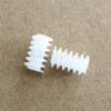 ShineBear 100pcs White Right Hand Plastic 610 (2A) Motor Worm Turbine 0.5 Module Reduction Gears DIY Model Parts view 4