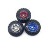 ShineBear 65/80/130 mm Plastic Silver/red/Blue Wheels + Lengthen Copper/Iron Coupling Hex - (Color: 65mm Silver Plastic) view 4