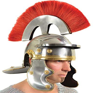 Piru Helmet Roman Centurian Armor Medieval Accessories Steel Soldier Gear Halloween