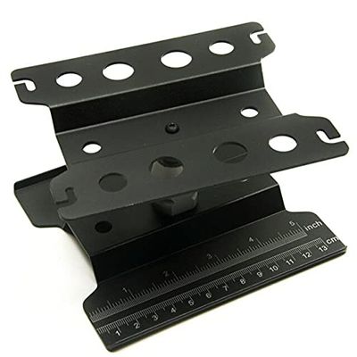 ShineBear 1 pcs Model Repair Station 360 Degree Rotate Work Platform Shunting Station Work Stand for RC Car Boat Model Assembly - (Color: Black)