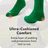Sof Sole All Sport Over-the-Calf Team Athletic Performance Socks (2 Pair), X-Small, Red view 4