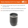 GSI Outdoors Doppio Mug I Double Wall Stainless Steel Cup for Coffee, Tea and Cocktails for Travel, Camping, or Office view 2