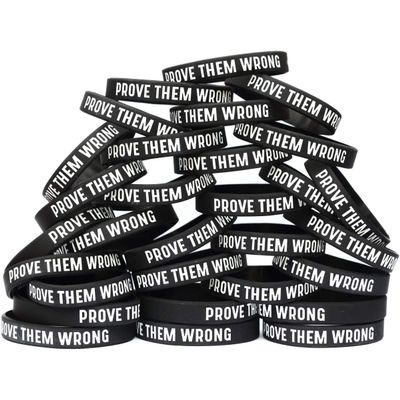 SayitBands Fifty (50) Prove Them Wrong Wristband Bracelets