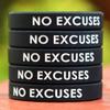 Fifty (50) No Excuses Wristbands view 3