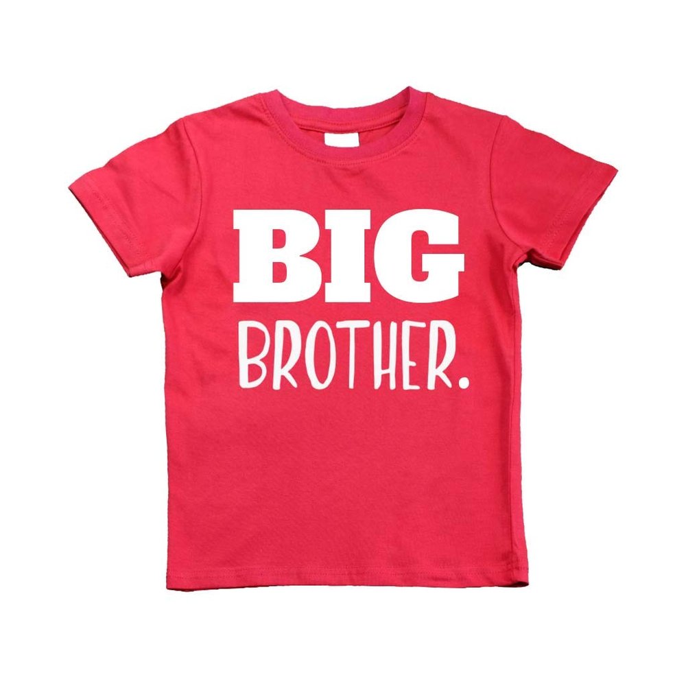 Big Brother Shirt for Toddler Promoted to Best Big Brother Announcement Baby Boys (US, Age, 4 Years, Red)