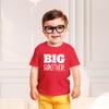 Big Brother Shirt for Toddler Promoted to Best Big Brother Announcement Baby Boys (US, Age, 4 Years, Red) view 4
