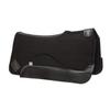 Impact Gel Contour Saddle Pad with Black Wear Leathers (Black, 32 inches (with 3/4 inch pad)) view 1