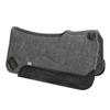 Impact Gel Contour Saddle Pad with Black Wear Leathers (Gray, 32 inches (with 1 inch pad)) view 1