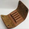 410 Gauge Shotgun Shell Pouch for Belt Tan Leather view 3