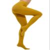 CozyWow Women's 80D Soft Opaque Tights, High Waist Solid Color Womens Tights with 30+ Colors(L-XL, Goldenrod) view 2