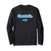 Charlotte NC Bold Script City Long Sleeve T-Shirt view 1